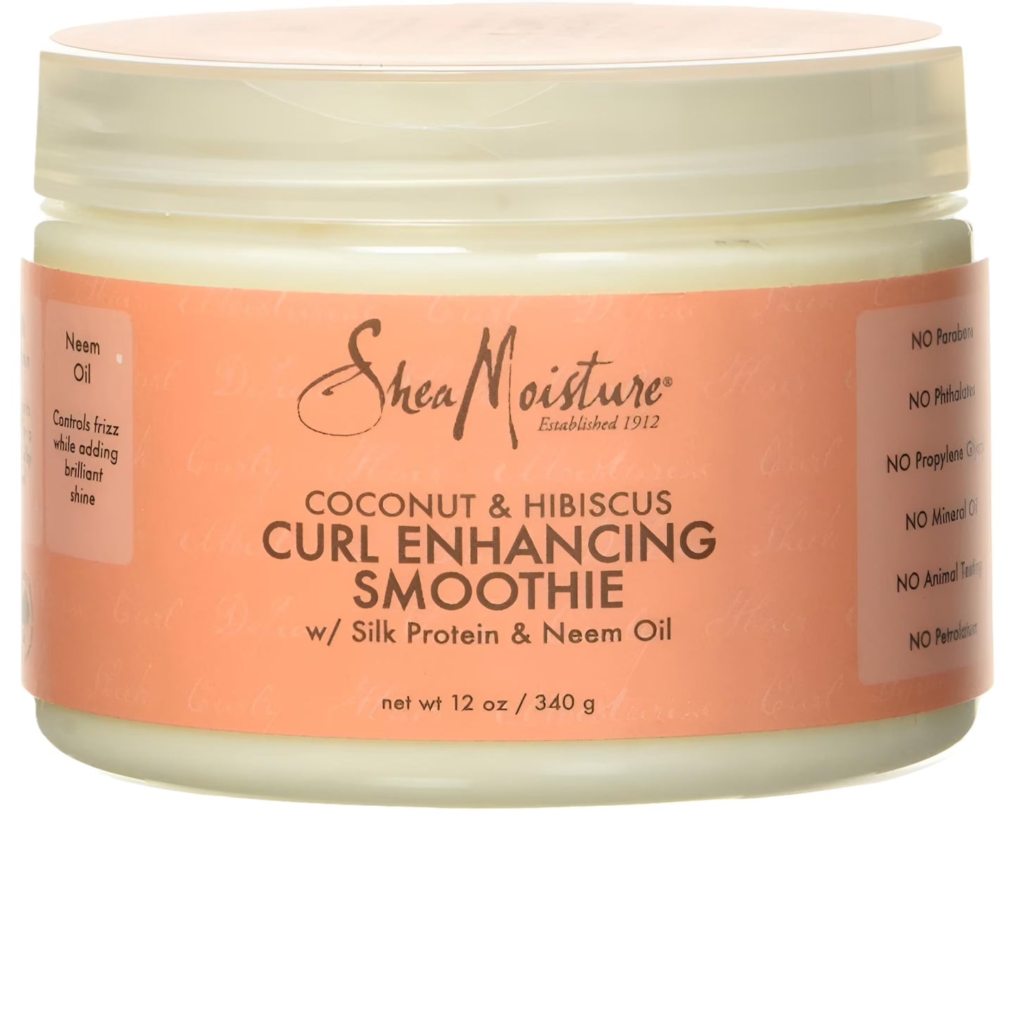 Shea Moisture - Embelisseur de boucles "Curl Enhancing Smoothie" - noix de coco & hibiscus - 340g - Shea Moisture - Ethni Beauty Market