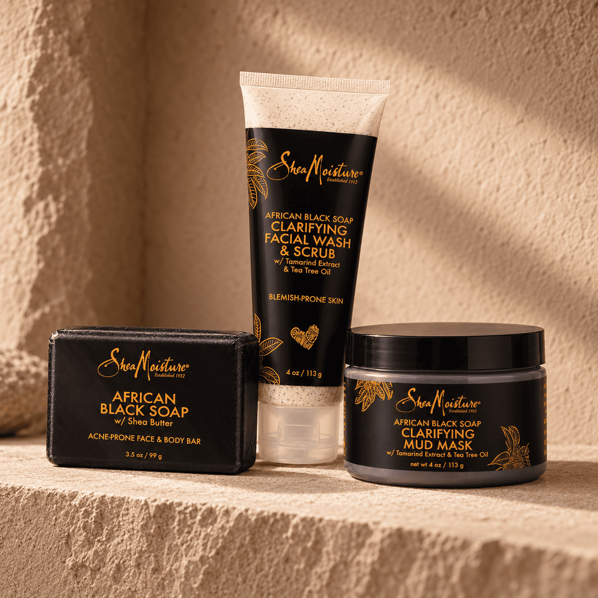 Shea Moisture - African Black Soap Clarifying Routine Kit