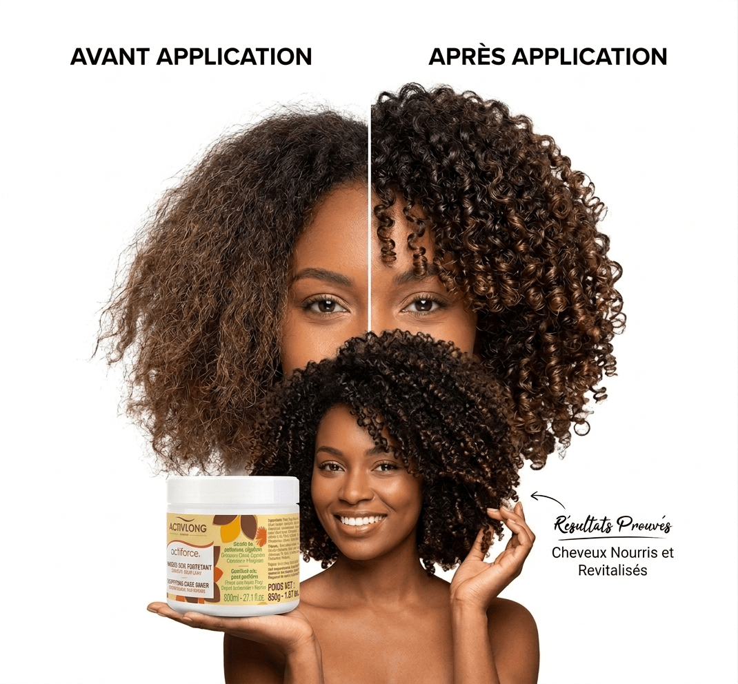 Activilong - Masque-Soin Fortifiant Actiforce - Cheveux Frisés et Crépus - 300 ml - Activilong - Ethni Beauty Market