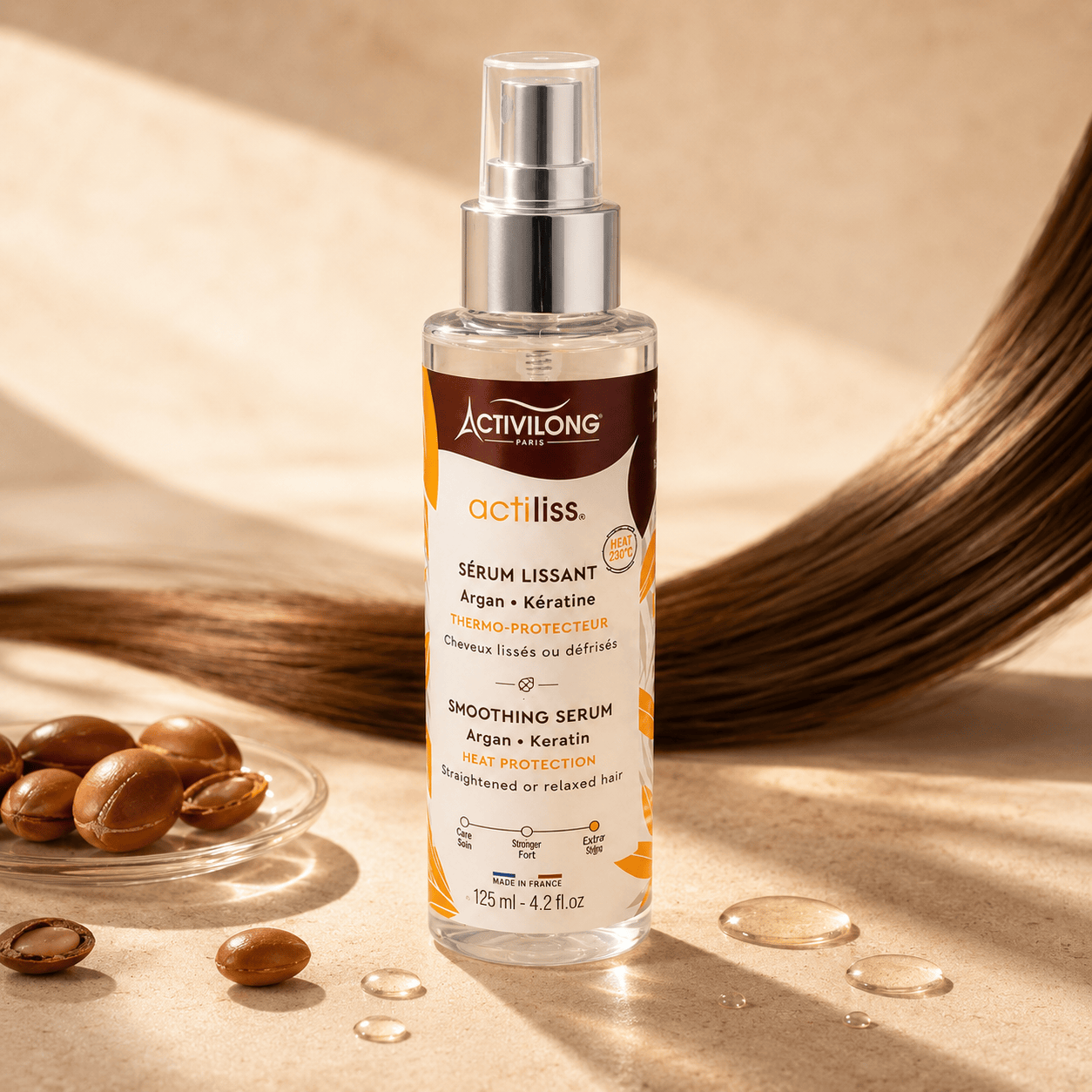 Activilong Sérum Capillaire Actililong - Sérum Lissant Actiliss Smooth Argan & Kératine - 100 ml
