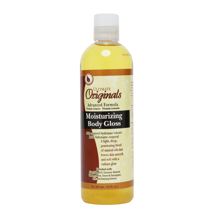 Africa's Best -Ultimate Originals - Huile corporelle hydratante "body gloss" - 355ml - Africa's Best - Ethni Beauty Market