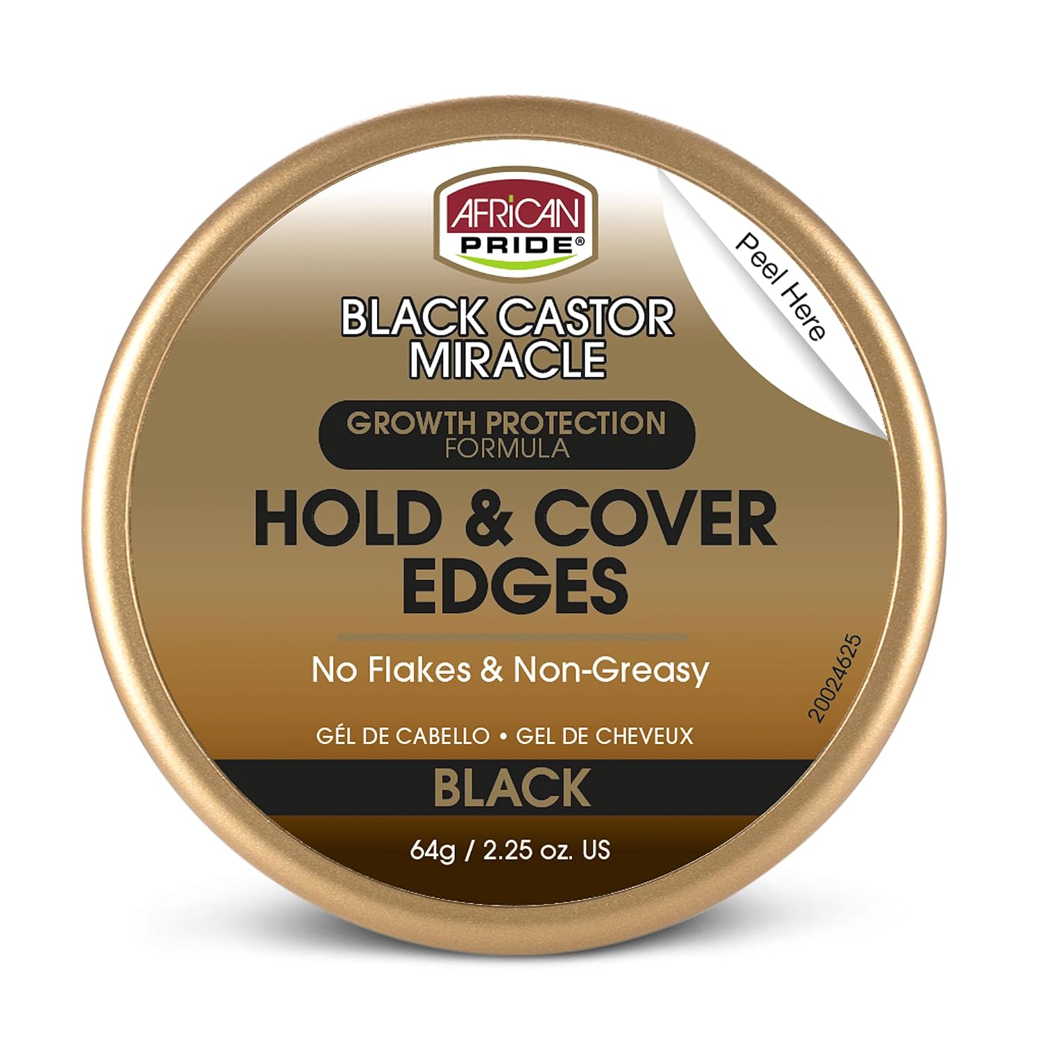 African Pride Black Castor Edge Gel 64g comment choisir gel edges usage quotidien EBM