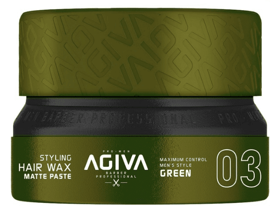 Agiva - Styling Hair Wax Matte Paste - Cire coiffante "green 03" - 155ml - Agiva - Ethni Beauty Market