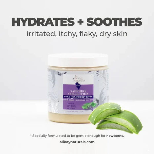 Alikay - Baby Sapphire PURE Hair and Body Butter 236ml - Alikay Naturals - Ethnic Beauty Market