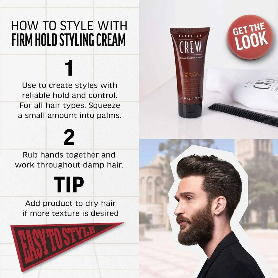 American Crew - Crème coiffante "firm hold" - 100ml - American Crew - Ethni Beauty Market