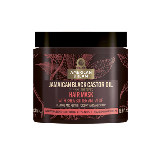 American Dream Masque Capillaire American Dream Masque capillaire fortifiant à l'huile de ricin noir jamaïcain 16oz - 473ml