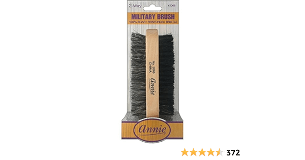 Annie - Double-Sided Reinforced Boar Bristle Military Brush n°2068 - Annie - Ethni Beauty Market