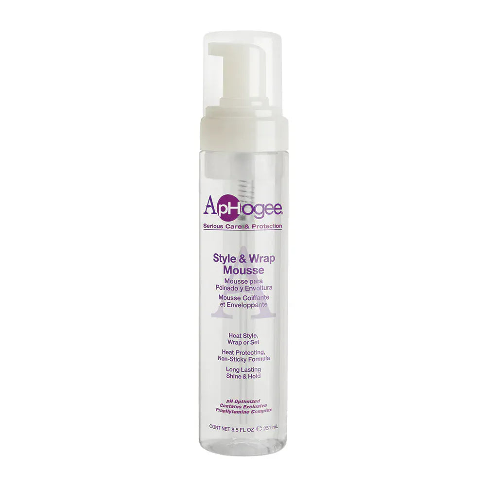 ApHogee - Mousse coiffante "Style & wrap mousse" - 251 ml - ApHogee - Ethni Beauty Market