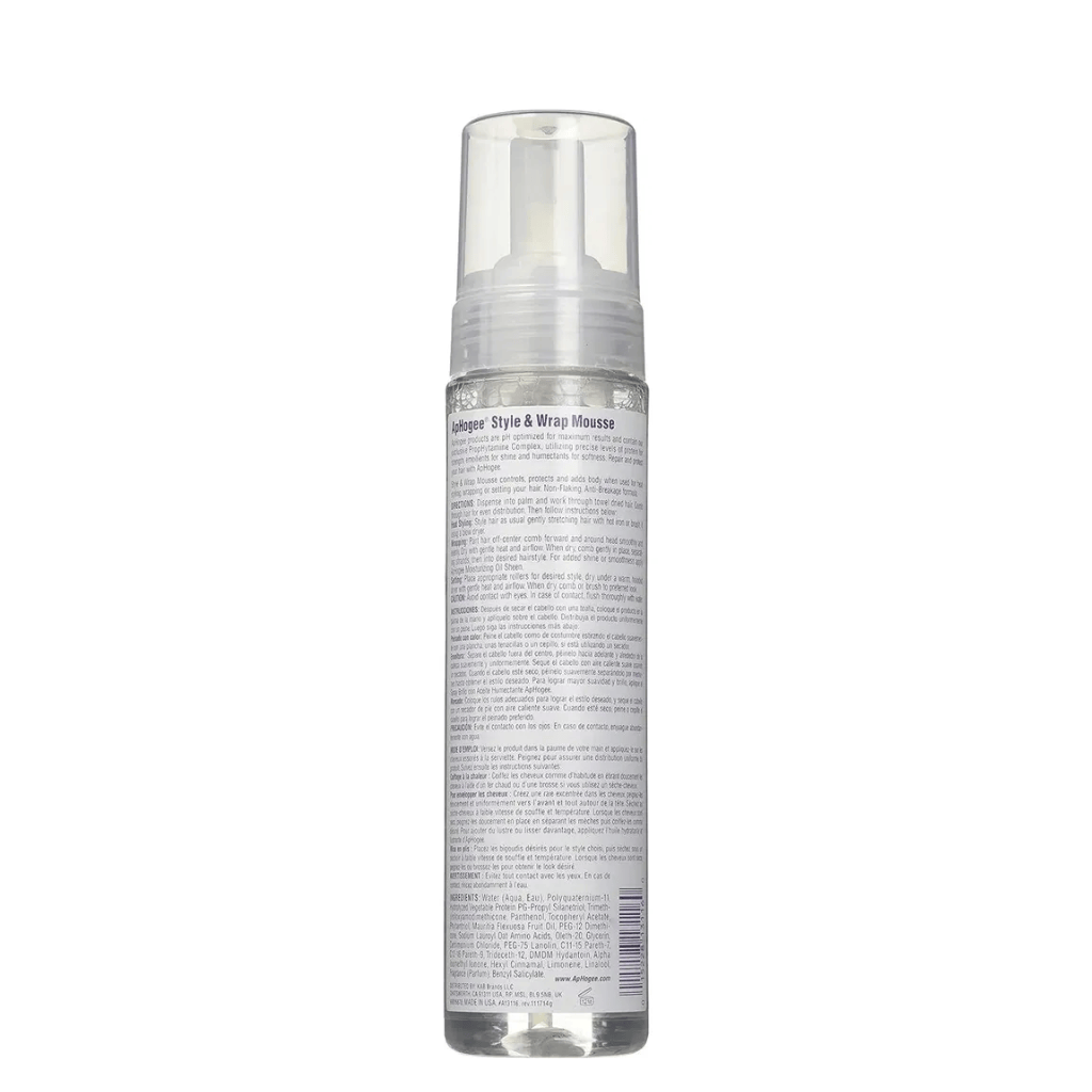 ApHogee - Mousse coiffante "Style & wrap mousse" - 251 ml - ApHogee - Ethni Beauty Market