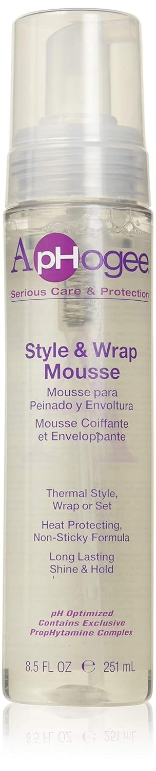 ApHogee - Mousse coiffante "Style & wrap mousse" - 251 ml - ApHogee - Ethni Beauty Market