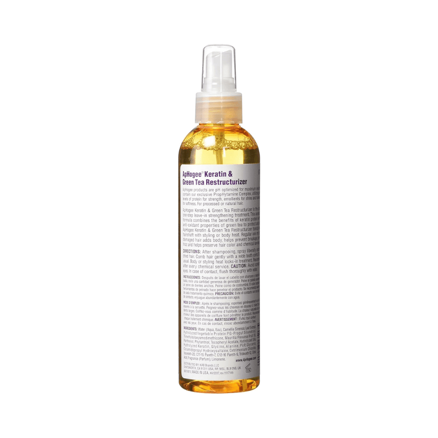 ApHogee - Keratin and Green Tea Restructuring Spray - 237ml - ApHogee - Ethni Beauty Market
