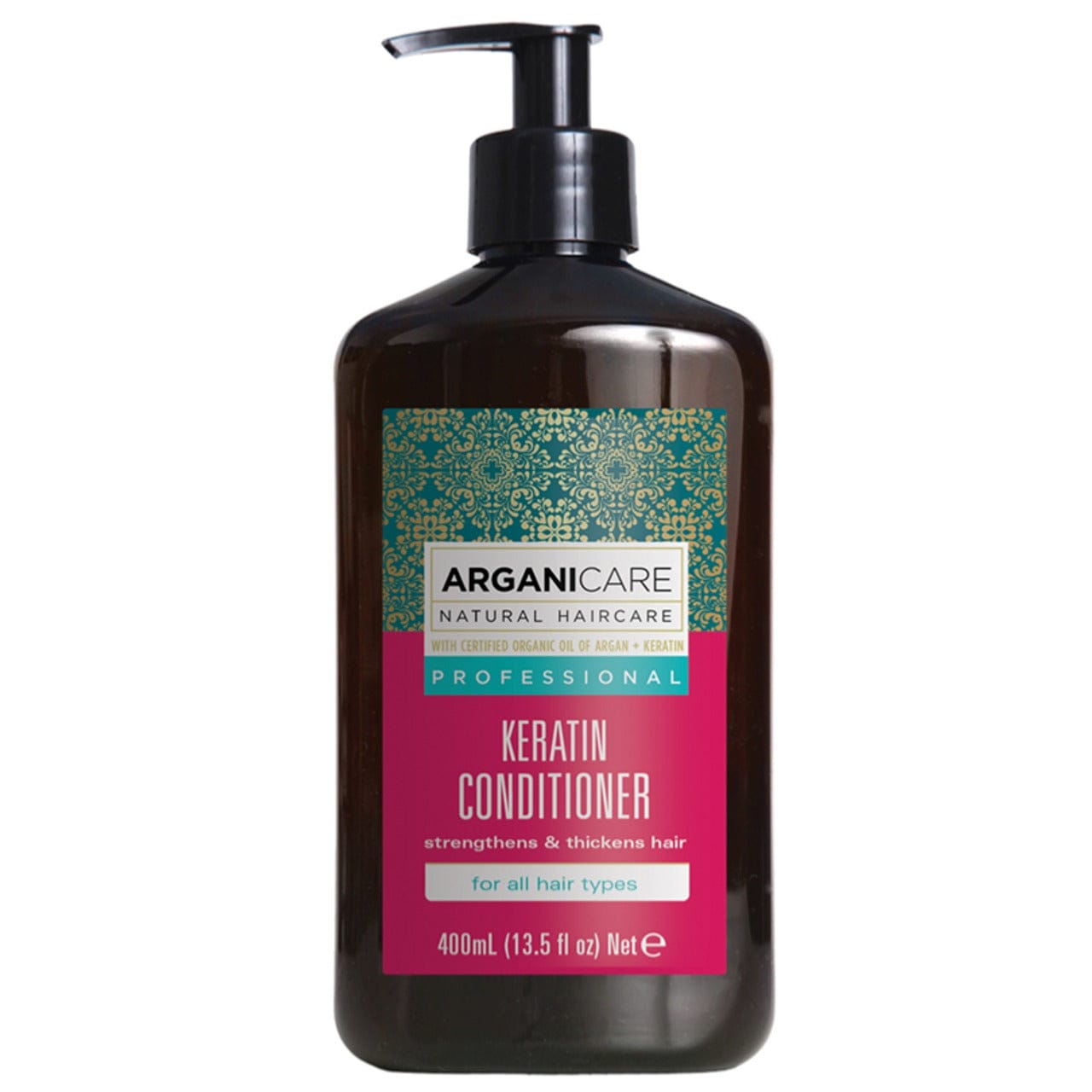 Arganicare Après-shampoing Arganicare - Après-shampoing réparateur et nutritif "Keratin Conditioner" - 400ml (Collection anti-gaspi)