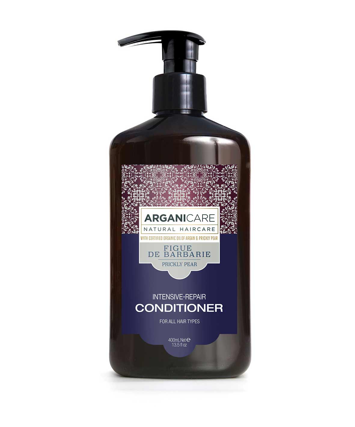 Arganicare - Figue de barbarie - Après-shampoing "Intensive Repair" - 400 ml (Collection anti-gaspi) - Arganicare - Ethni Beauty Market