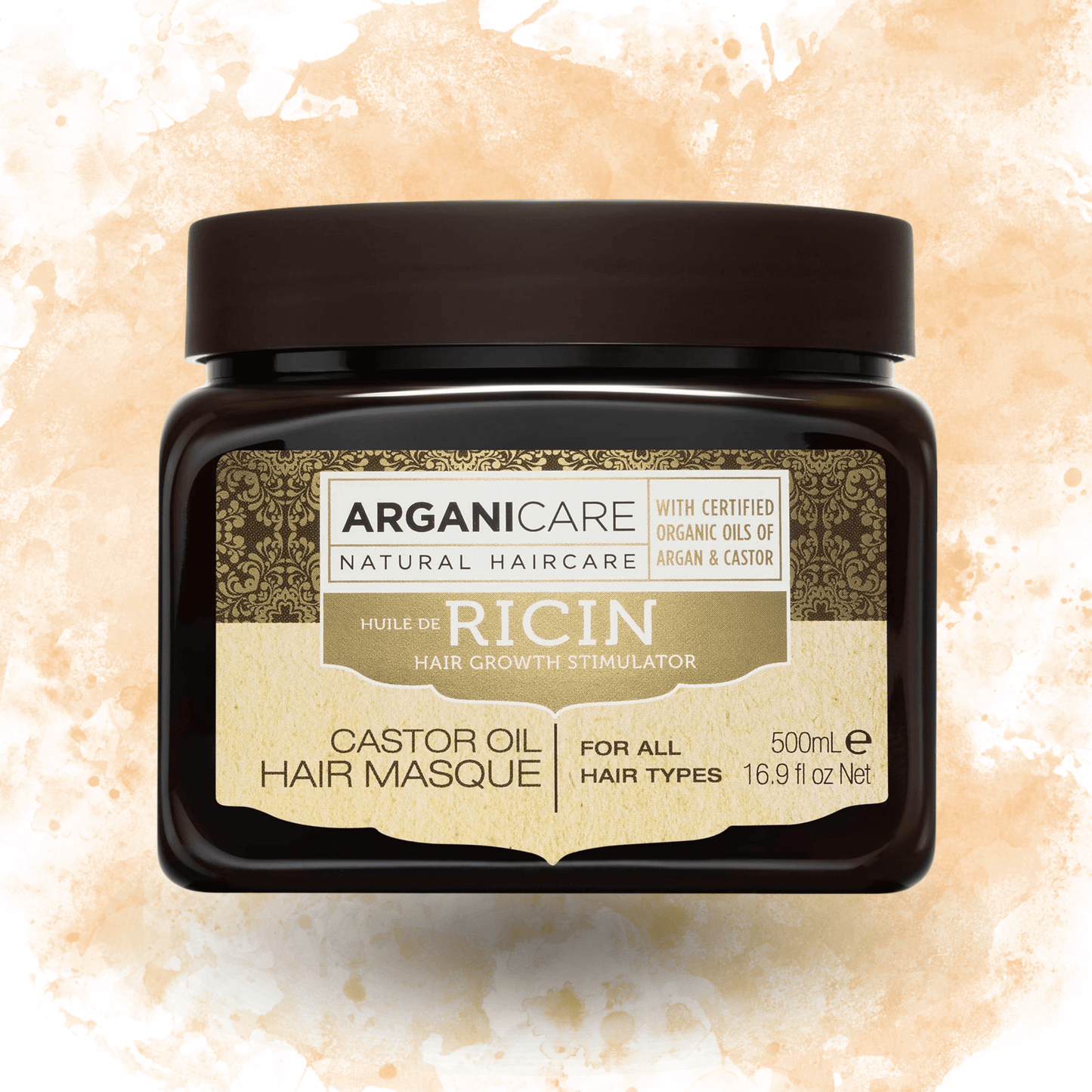 Arganicare - Fortifying Mask "Castor oil hair mask" - 500ml - Arganicare - Ethni Beauty Market