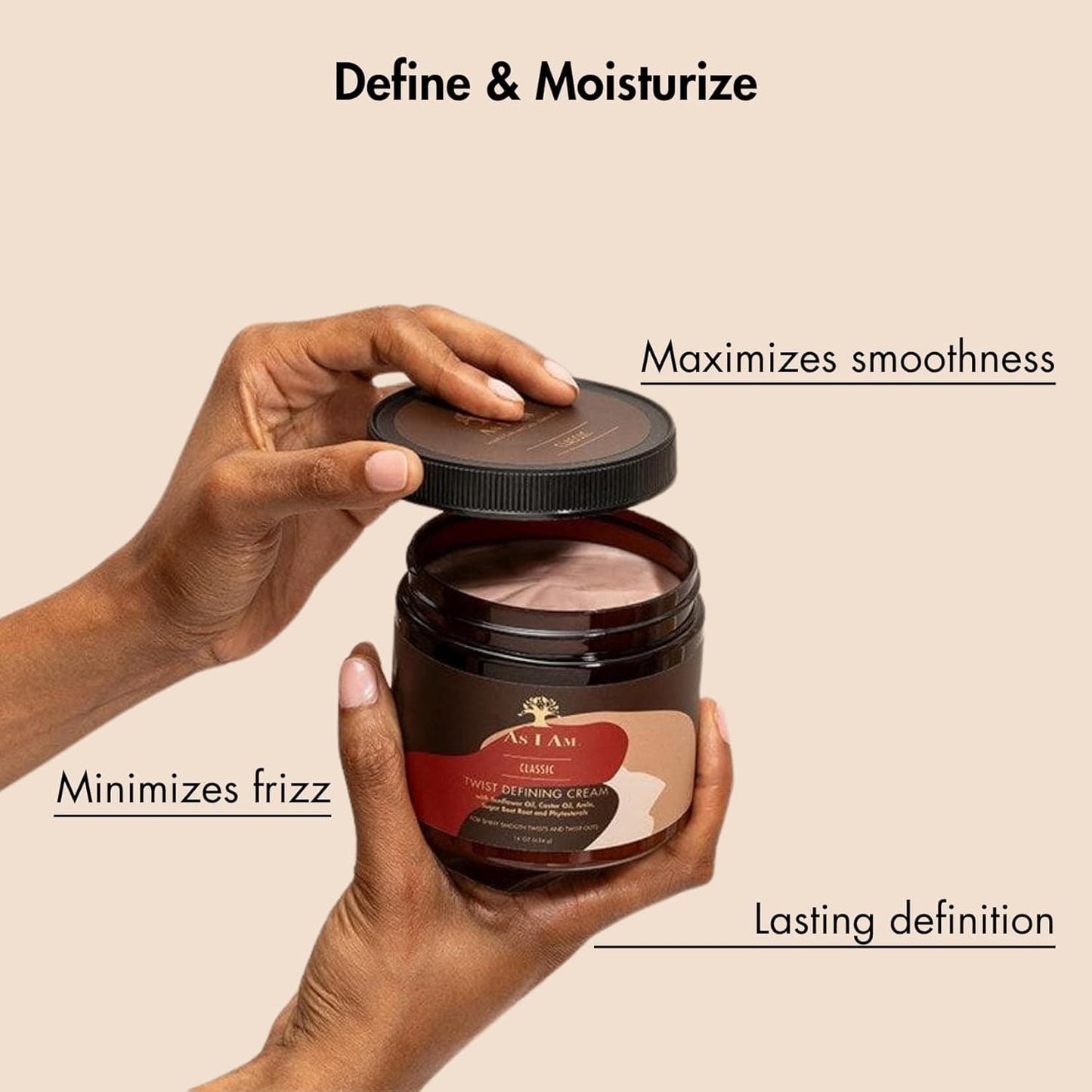 As I Am - crème coiffante "Twist defining cream" - 227g - As I Am - Ethni Beauty Market