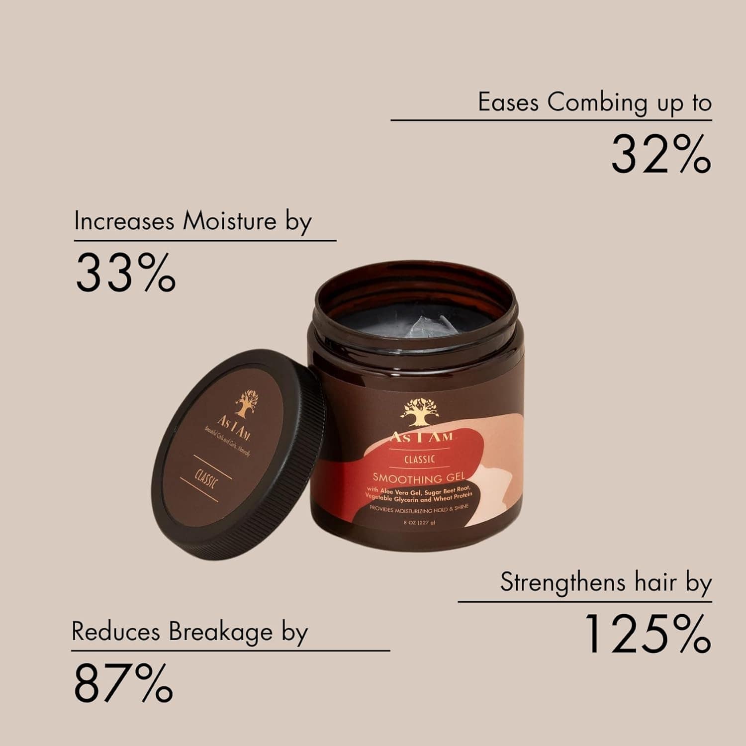 As I Am - Gel lissant "smoothing gel" - 227g - As I Am - Ethni Beauty Market