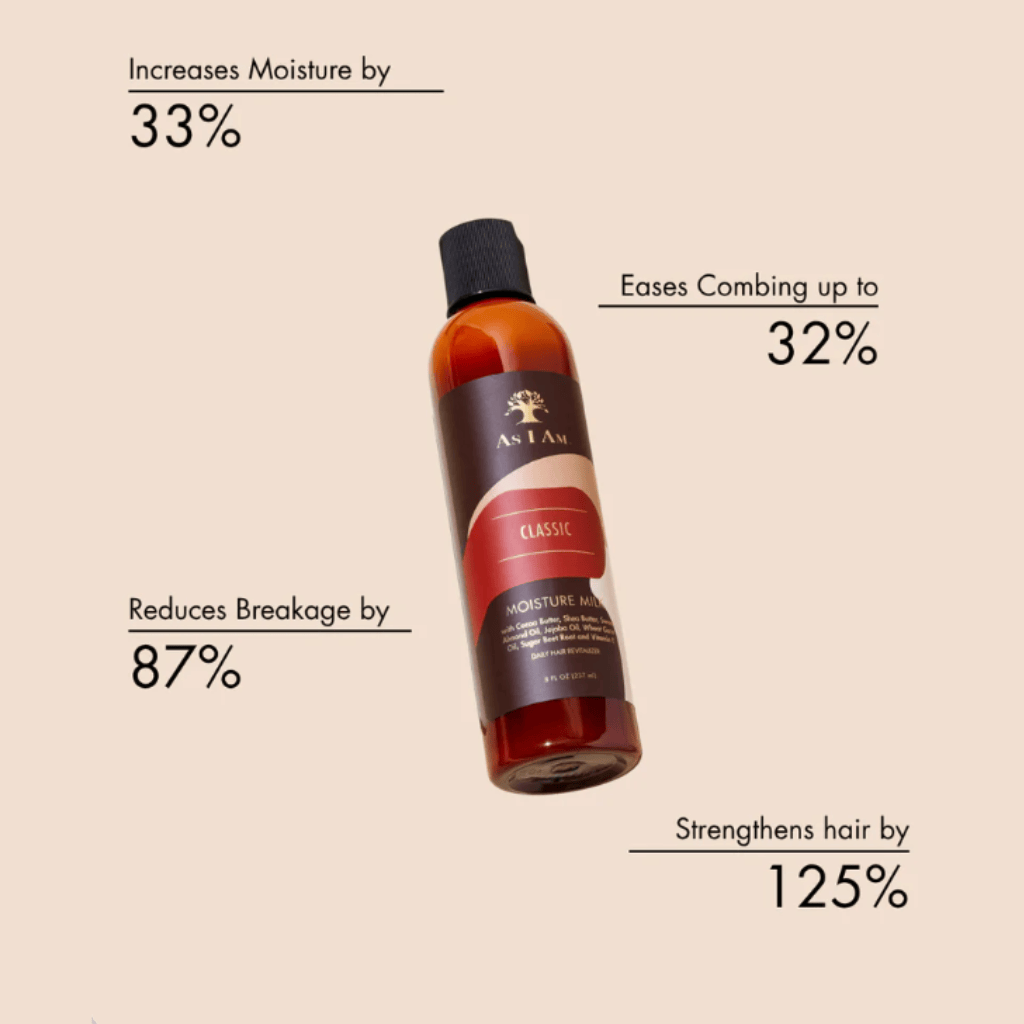 As I Am - Lait capillaire "Moisture milk" - 237ml - As I Am - Ethni Beauty Market