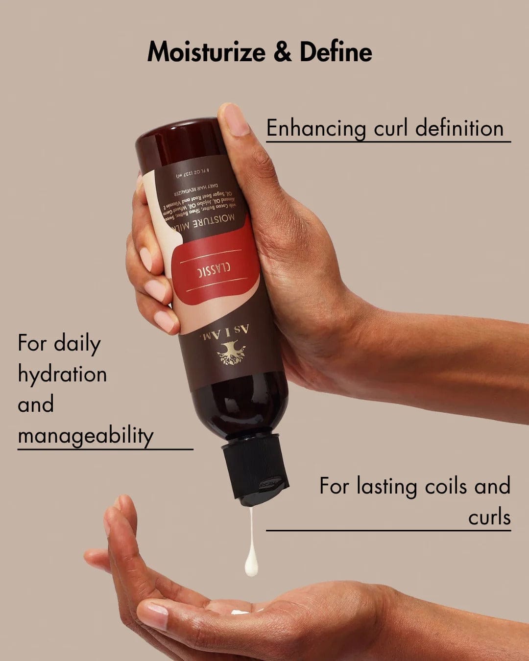 As I Am - Lait capillaire "Moisture milk" - 237ml - As I Am - Ethni Beauty Market