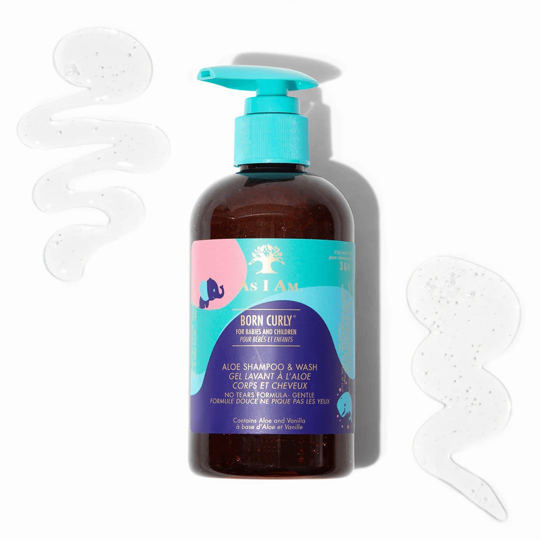 As I Am - Born Curly - Shampoing doux "aloe shampoo & wash" - 227g - As I Am - Ethni Beauty Market