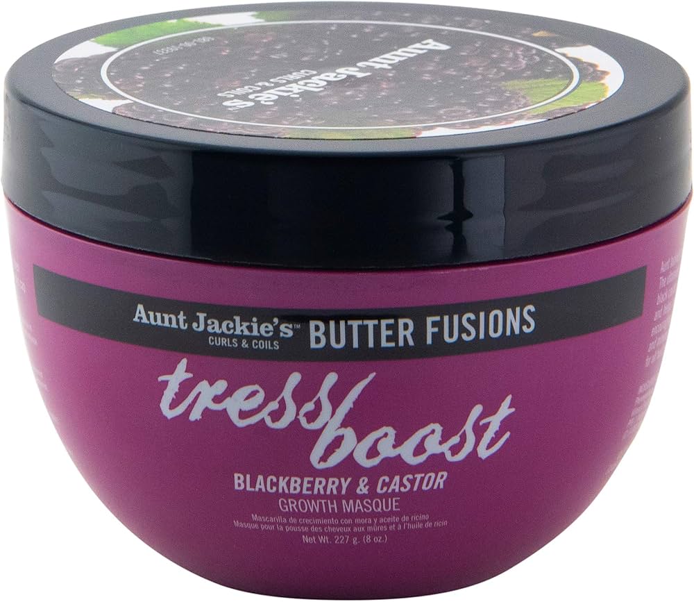 Aunt Jackie's - Butter Fusions - Masque de croissance capillaire "tress boost" - 227 ml - Aunt Jackie's - Ethni Beauty Market