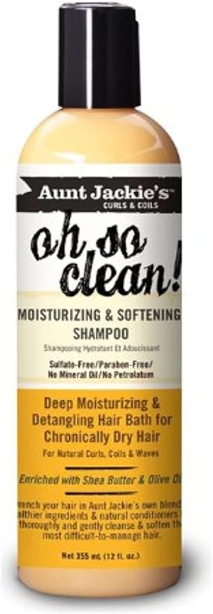 Aunt Jackie's - Shampoing Hydratant & Adoucissant "oh so clean!" - 355ml - Aunt Jackie's - Ethni Beauty Market