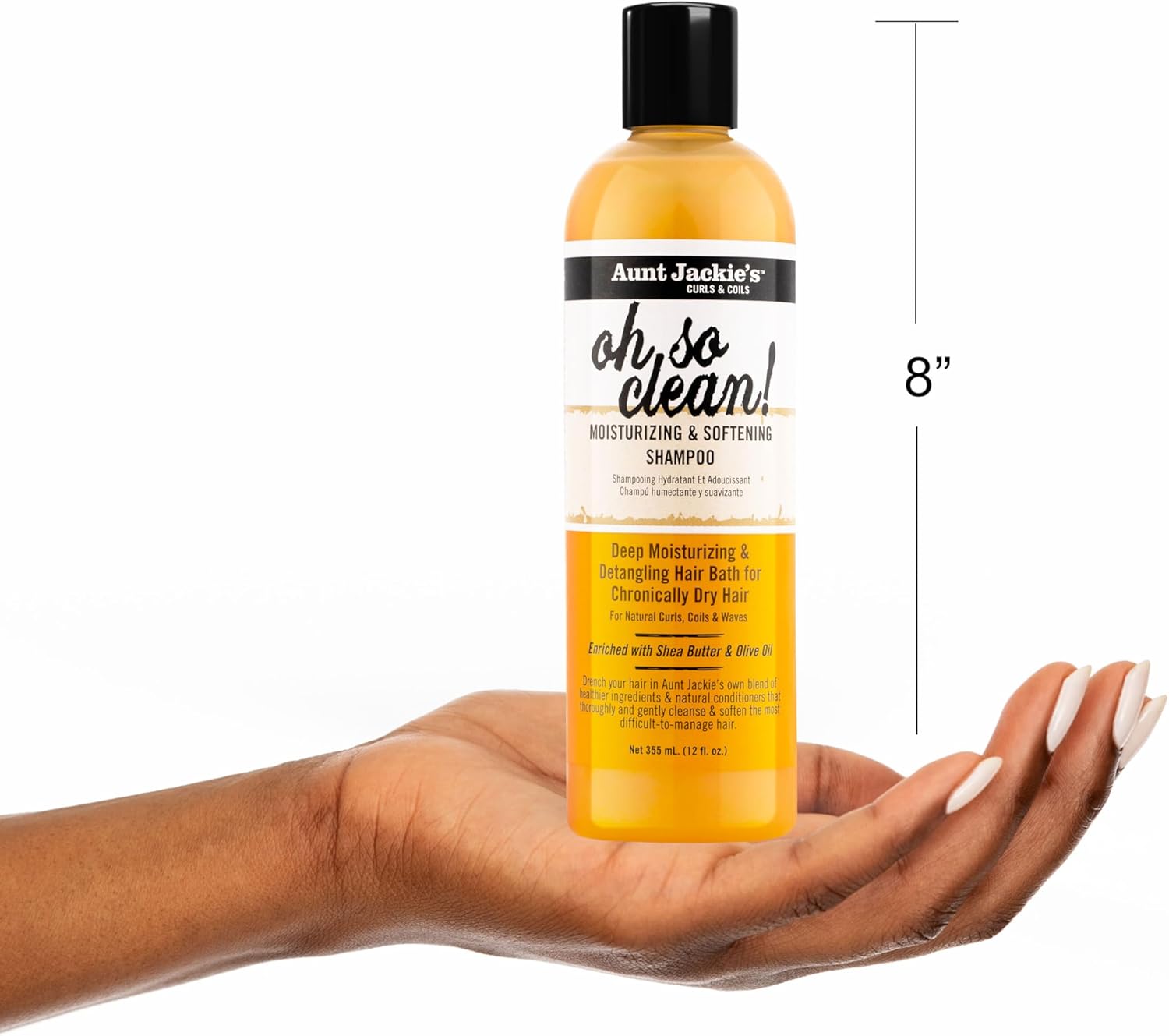 Aunt Jackie's - Shampoing Hydratant & Adoucissant "oh so clean!" - 355ml - Aunt Jackie's - Ethni Beauty Market