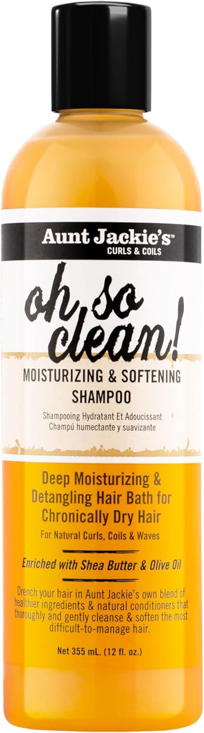 Aunt Jackie's - Shampoing Hydratant & Adoucissant "oh so clean!" - 355ml - Aunt Jackie's - Ethni Beauty Market