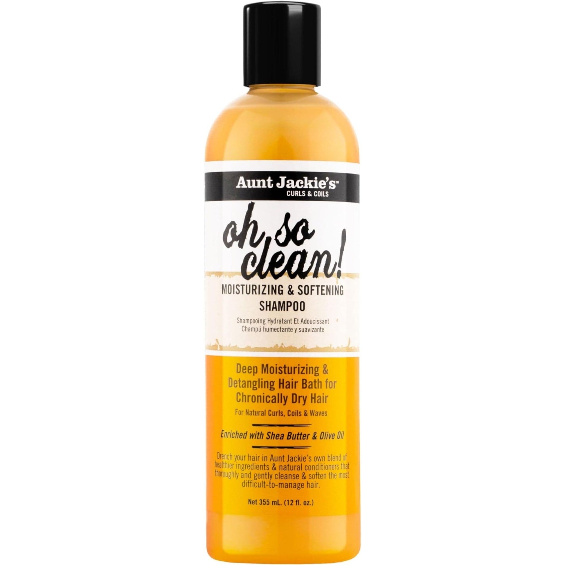 Aunt Jackie's - Shampoing Hydratant & Adoucissant "oh so clean!" - 355ml - Aunt Jackie's - Ethni Beauty Market