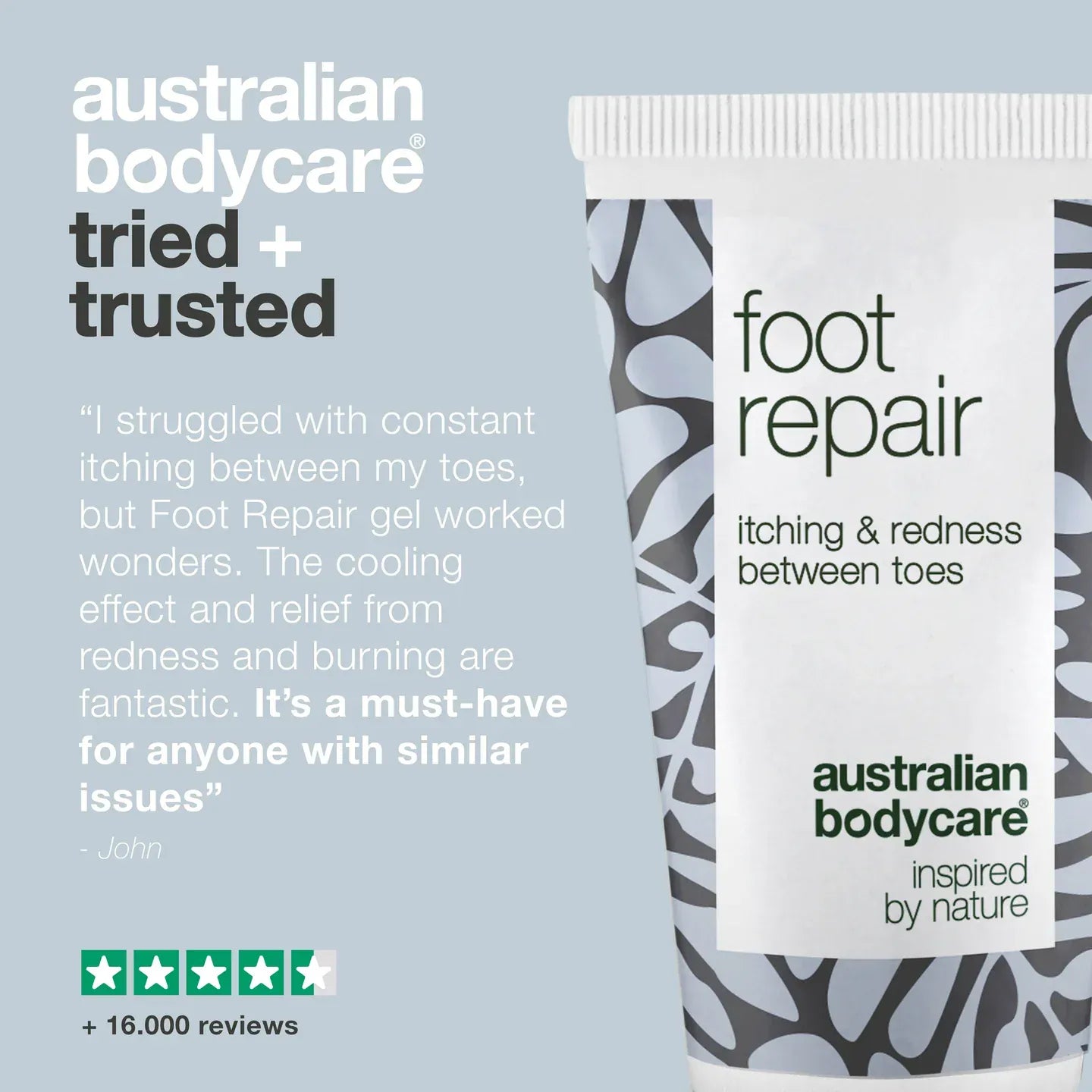 Australian Bodycare Gel réparateur pour les pieds à l'huile d'arbre à thé "Foot Repair"200ml - Australian Bodycare - Ethni Beauty Market