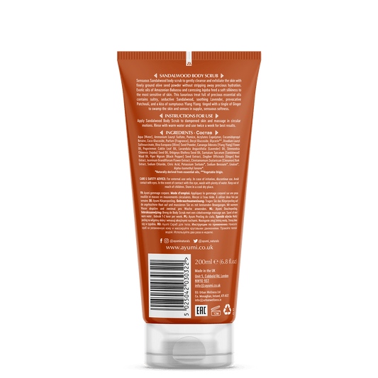 Ayumi - Gommage corporel au bois de santal "Sandalwood Body Scrub" - 200ml - Ayumi - Ethni Beauty Market
