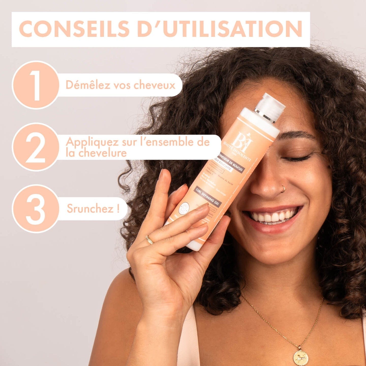 Beaute Insolente Gel Capillaire Beauté Insolente - Définisseur de boucles "Jolie Bouclette" - 250ml