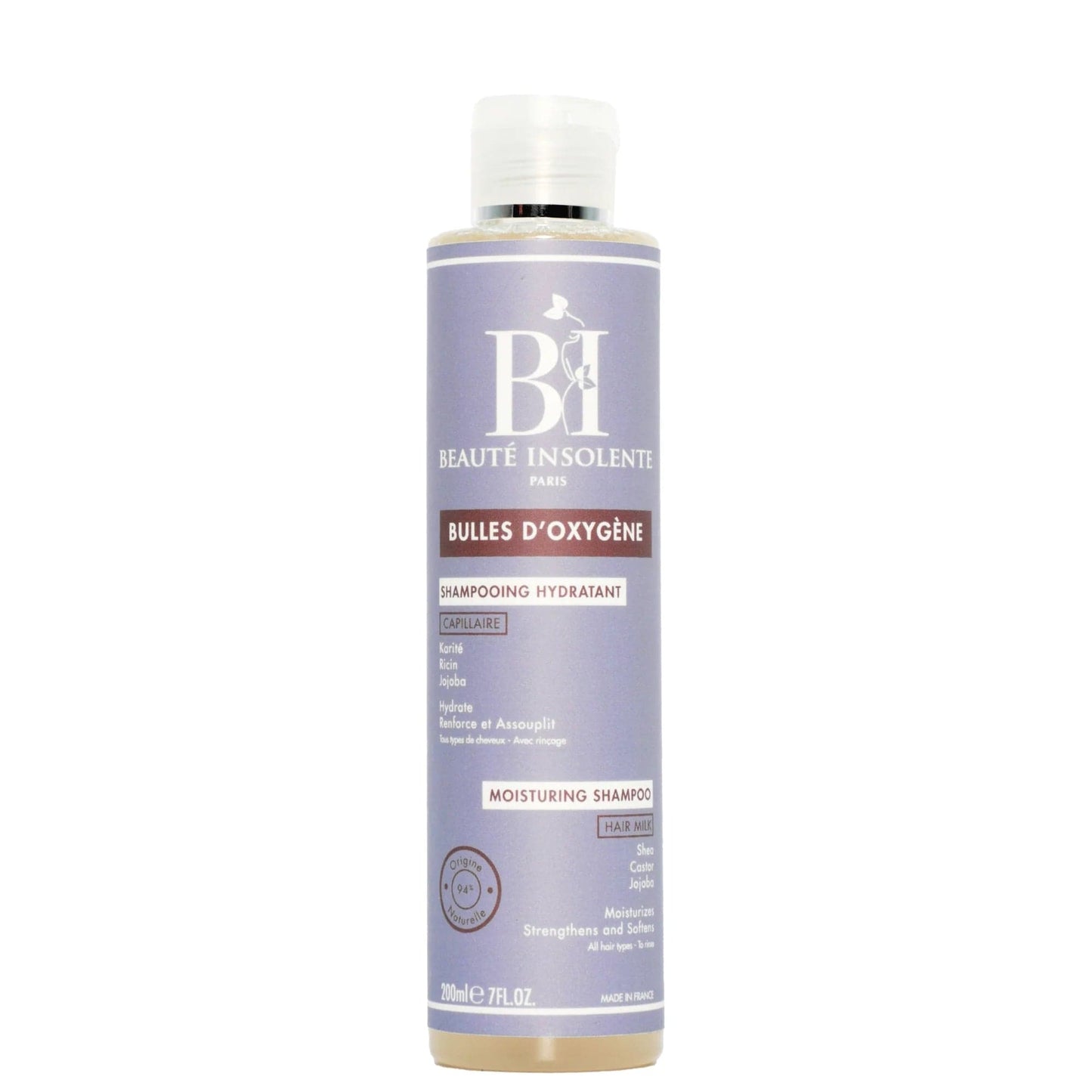 Beauté Insolente - “Oxygen Bubbles” moisturizing shampoo - 200ml - Beaute Insolente - Ethni Beauty Market