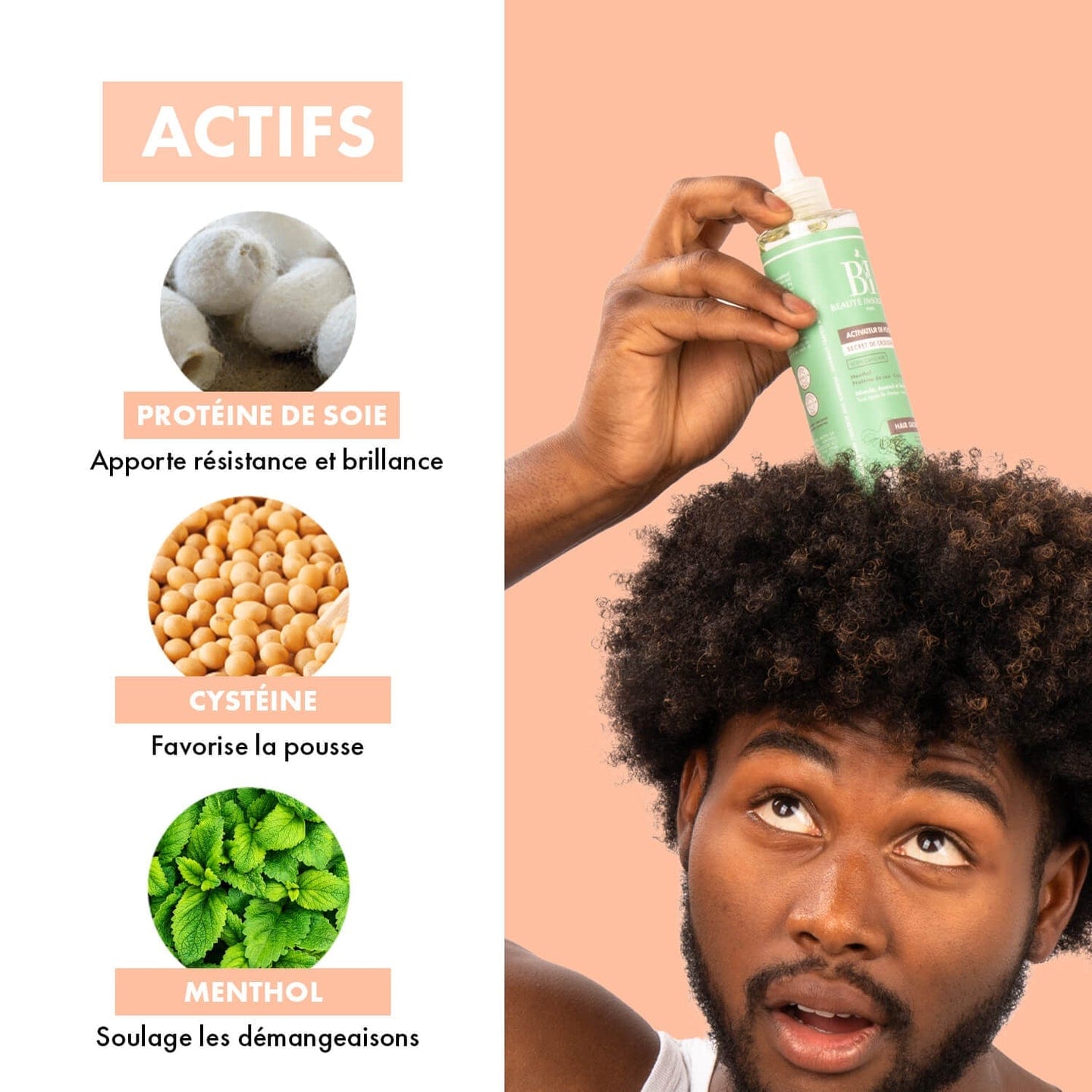 Beauté Insolente - Soin activateur de pousse "Secret Croissance" - 250 ml - Beaute Insolente - Ethni Beauty Market