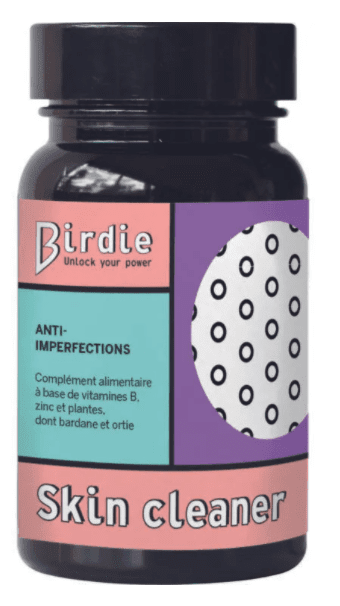 Birdie - Skin Cleaner - Compléments Alimentaires "Anti-imperfections" - 10.8g (Collection anti-gaspi) - Birdie - Ethni Beauty Market