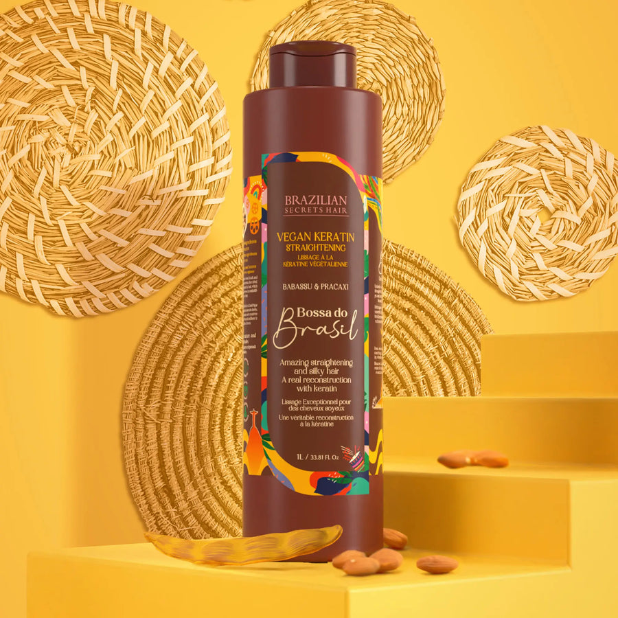 Brazilian Secrets Hair — Bossa do Brasil - Lissage à la Kératine végétalienne - 1000ml - Brazilian Secrets Hair - Ethni Beauty Market