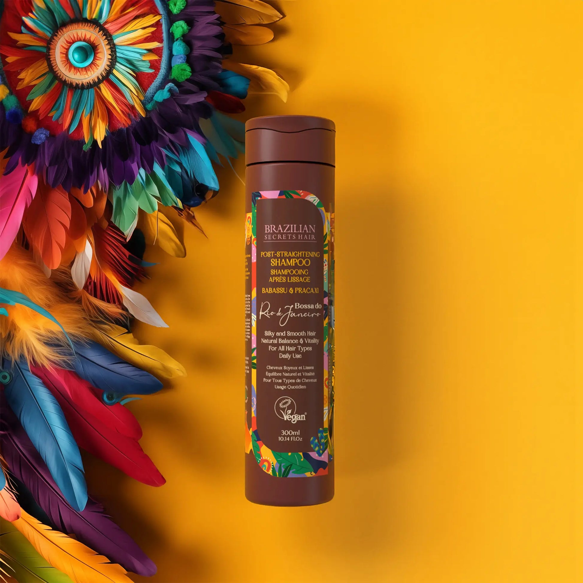 Brazilian Secrets Hair - Bossa do Rio de Janeiro - Shampoing nourrissant après-lissage - 300ml - Brazilian Secrets Hair - Ethni Beauty Market