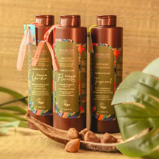 Brazilian Secrets Hair -Força da Floresta - Kit lissage à la protéine - 360ml - Brazilian Secrets Hair - Ethni Beauty Market