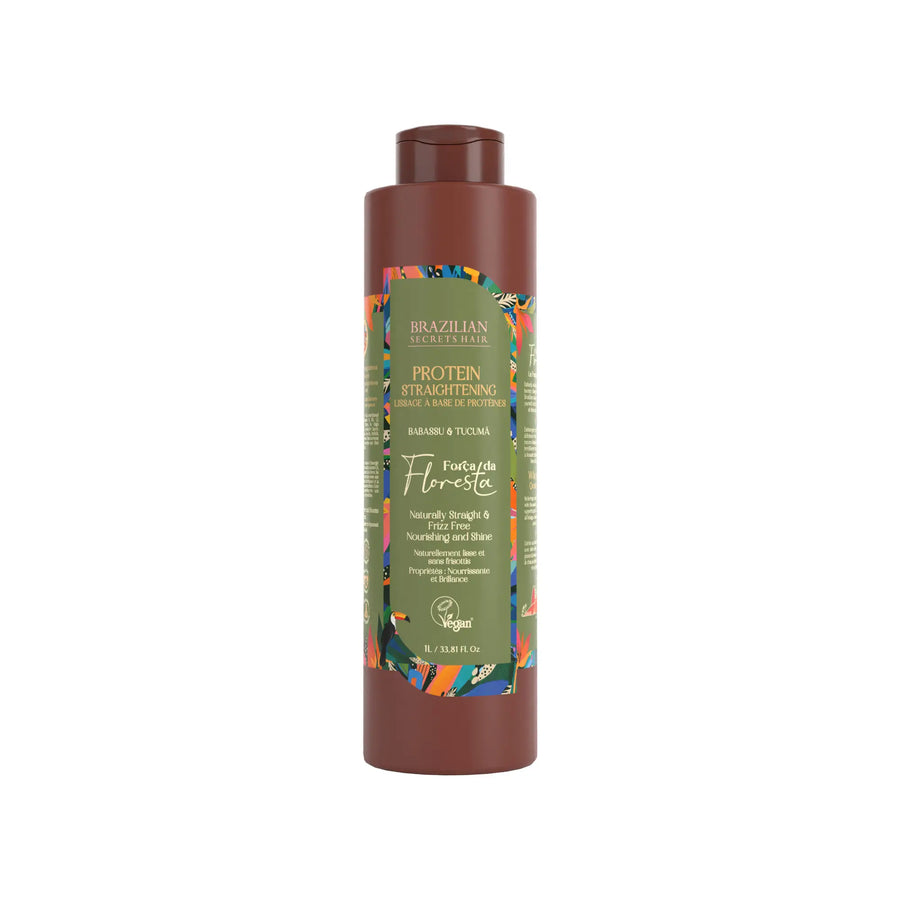 Brazilian Secrets Hair - Força da Floresta Intensive Protein Smoothing - 1000ml - Brazilian Secrets Hair - Ethni Beauty Market
