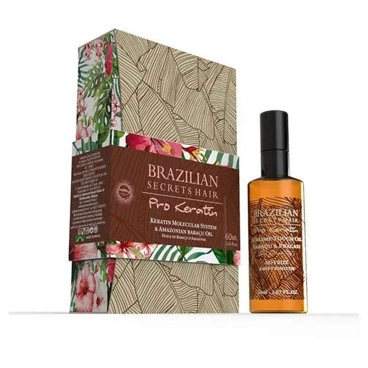 Brazilian Secrets Hair - Huile de Babaçu et Pracaxi anti-frizz Sublime Touch Pro Keratin - 60ml - Brazilian Secrets Hair - Ethni Beauty Market