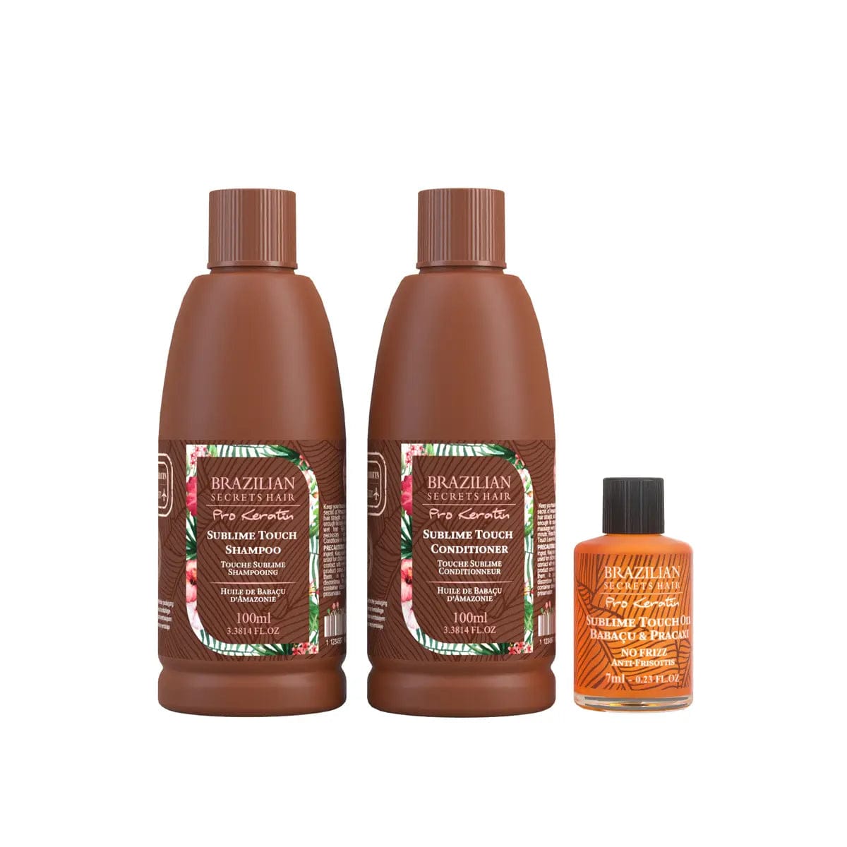 Brazilian Secrets Hair - Kit de voyage Pro Keratin Sublime Touch -  207ml - Brazilian Secrets Hair - Ethni Beauty Market