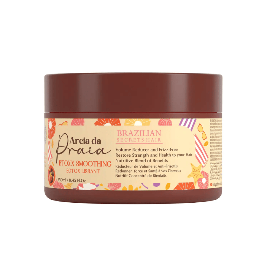 Brazilian-Secrets - Soin Botox Lissant Areia da Praia - Réducteur de Volume & Anti-Frisottis - 250ml - Brazilian Secrets Hair - Ethni Beauty Market