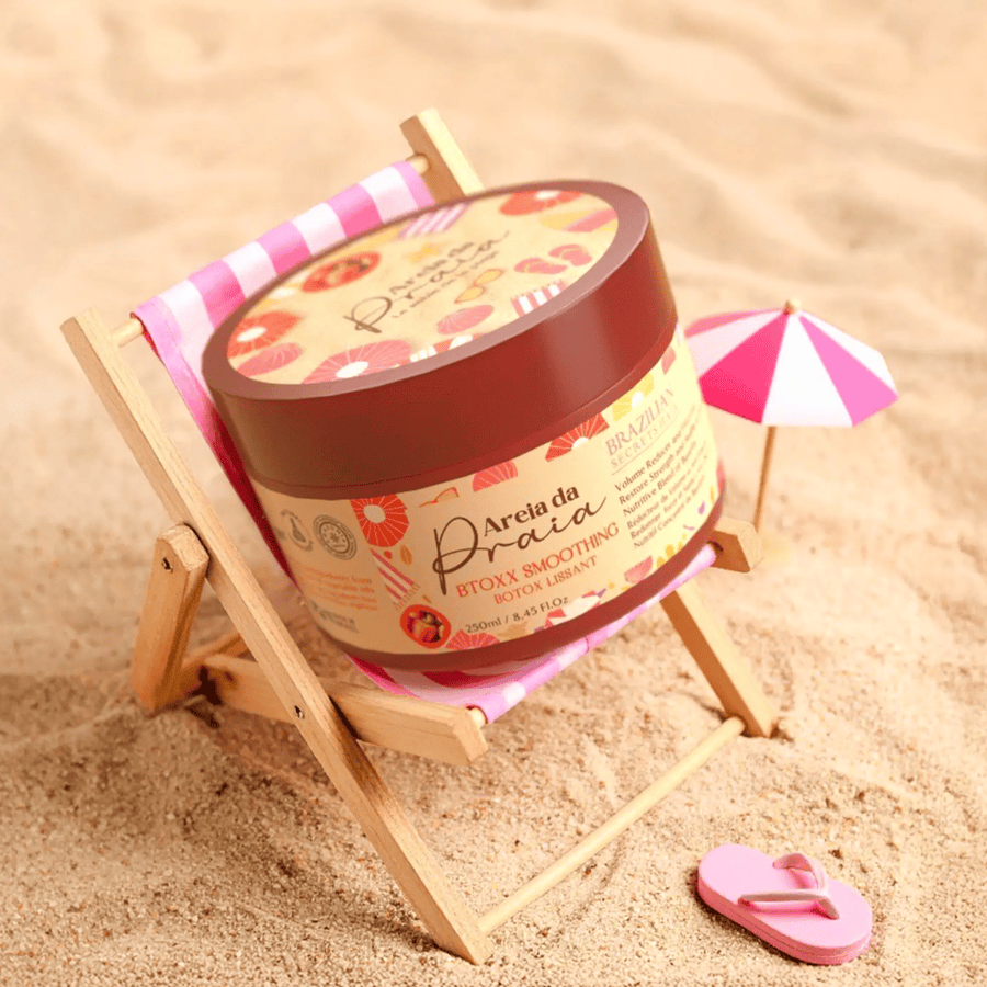 Brazilian-Secrets - Soin Botox Lissant Areia da Praia - Réducteur de Volume & Anti-Frisottis - 250ml - Brazilian Secrets Hair - Ethni Beauty Market
