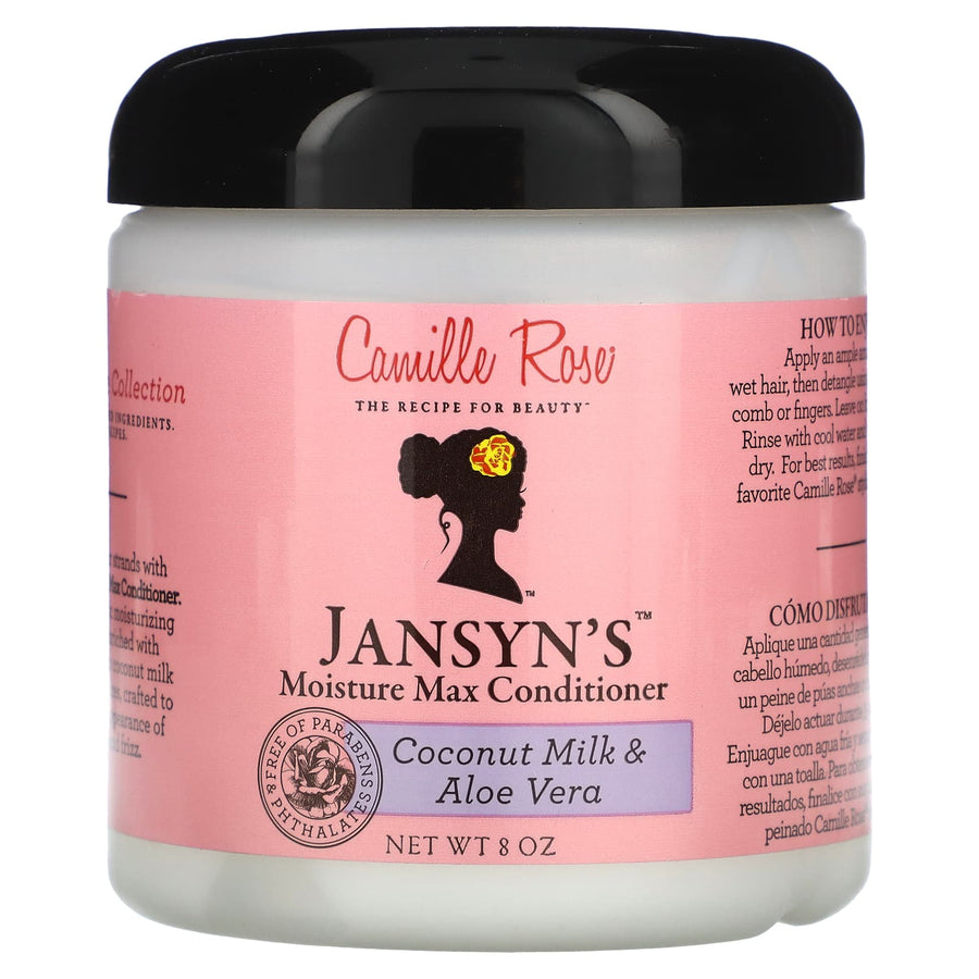 Camille Rose - "Moisture max" coconut & aloe conditioner 240ml (Jansyn's) - Camille Rose - Ethni Beauty Market