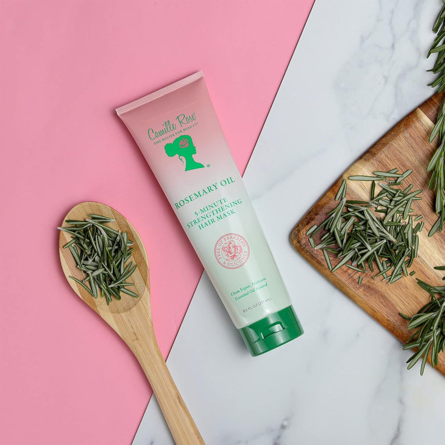 Camille Rose Naturals - Masque Fortifiant à l'Apigénine et à la Biotine - Rosemary oil - 251ML - Camille Rose - Ethni Beauty Market