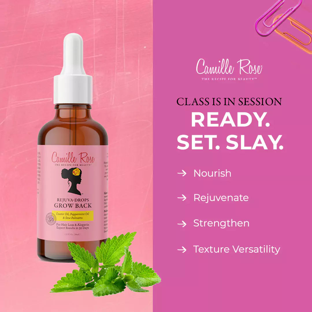 Camille Rose - Sérum capillaire activateur de pousse "rejuva drops grow back" - 58 ml - Camille Rose - Ethni Beauty Market