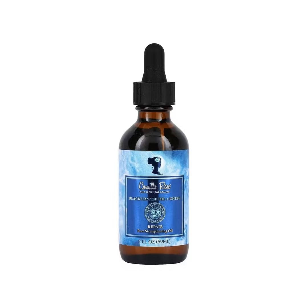 Camille Rose Sérum Capillaire Camille Rose - Sérum Fortifiant de Ricin Noir & Chébé  Black Castor + Chebe Repair Oil 59ml