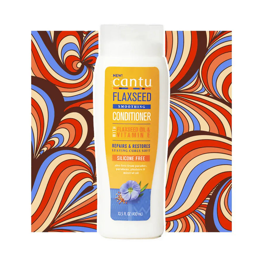 Cantu - Flaxseed Smoothing Conditioner with Linseed Oil and Vitamin E - 400ml - Cantu - Ethni Beauty Market