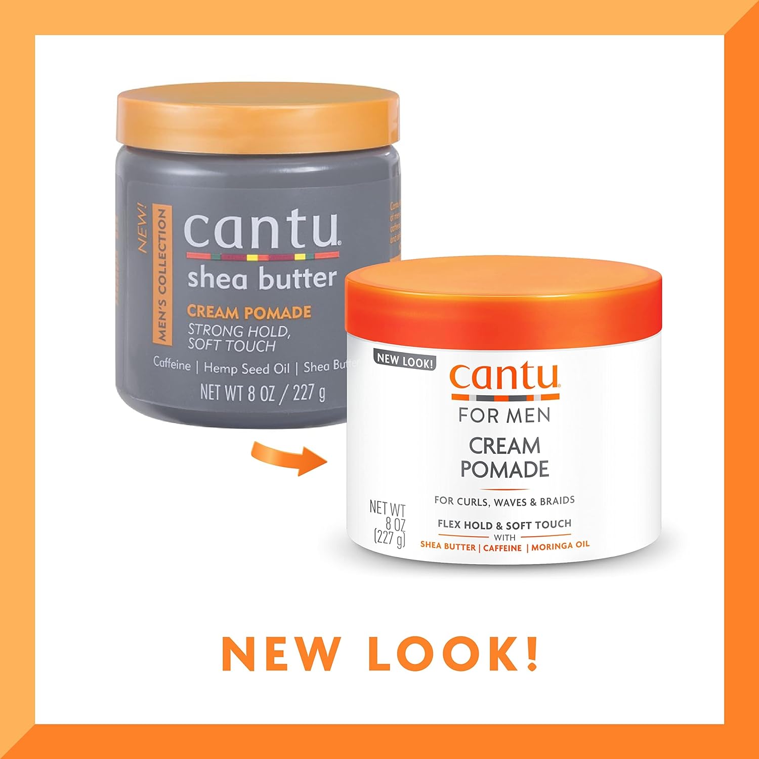 Cantu Men Cream Pomade 8oz - 227g - Cantu - Ethni Beauty Market