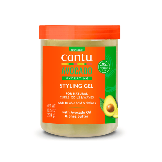 Cantu Gel Cantu - Gel coiffant & hydratant à l'avocat - 524g