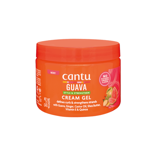 Cantu Gel Capillaire Cantu - Gel définition de boucles à la goyave "Guava style and strengthen cream gel" - 340g
